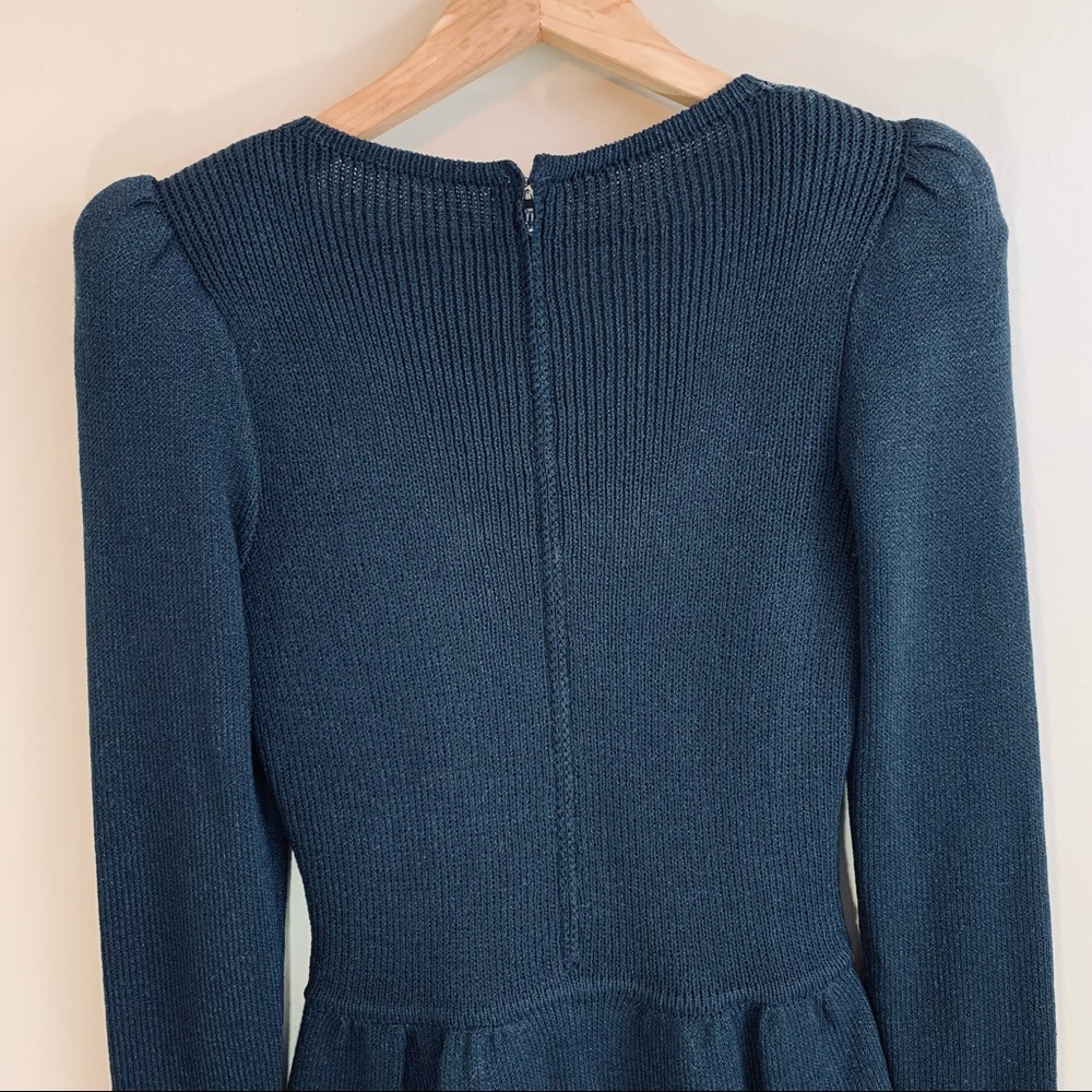 Vintage St. John Peplum Sweater v-neck RELISTED - Picture 11 of 14